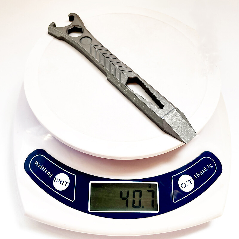 Titanium alloy crowbar multifunctional tool outdo bottle opener hexagonal wrench
