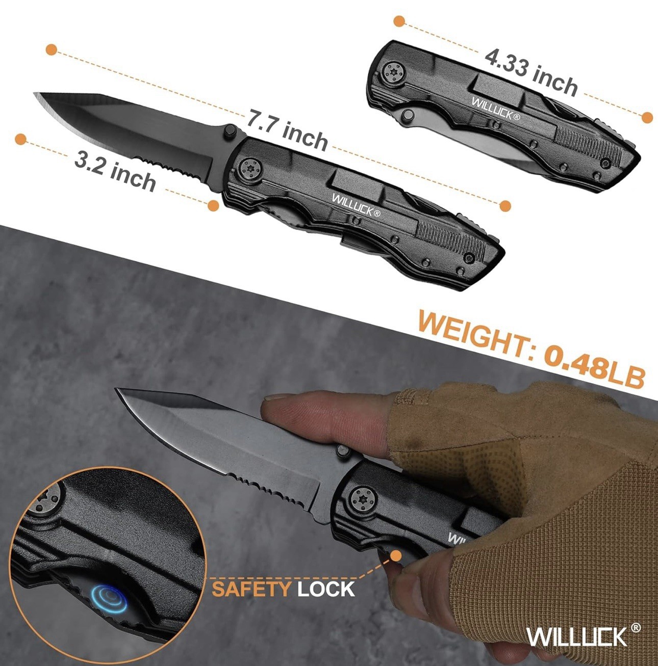 Multitool Pocket Knife With Blade, Gifts For Men, NEW, UNUSED
