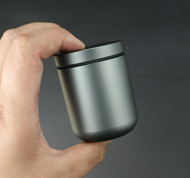 EDC Aluminium Alloy Waterproof Storage Box Sealed Pill Case Container Travel Cup