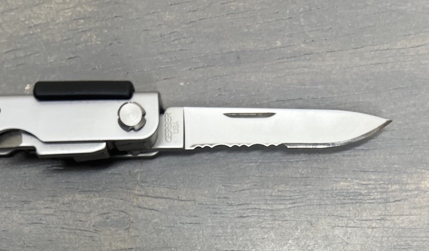 Gerber Multi Tool Leather Sheath Knife Fiskars Scissors Fishing Camping