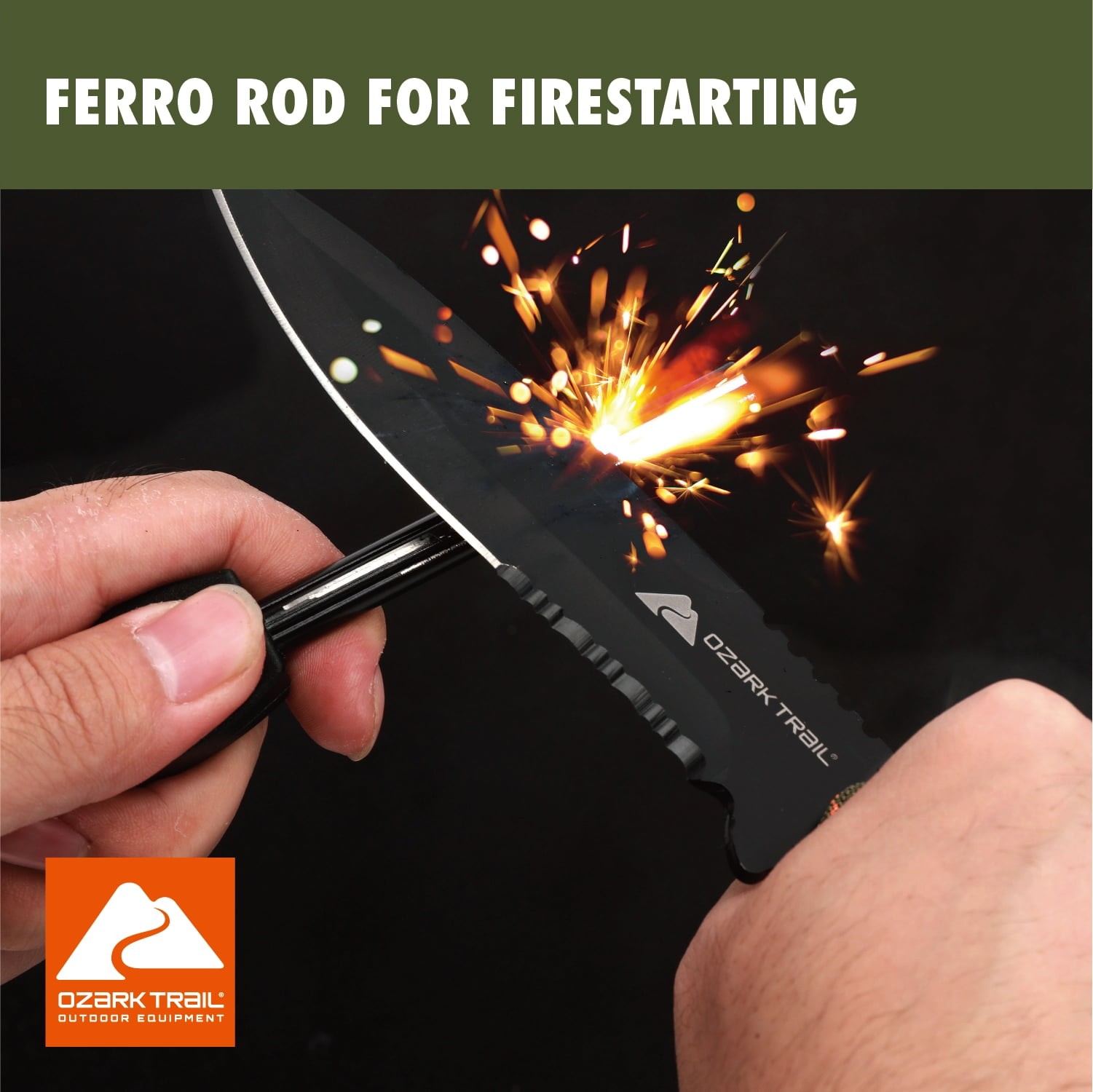 12Pc Camping Multitool Set with Flashlight Machete Knife
