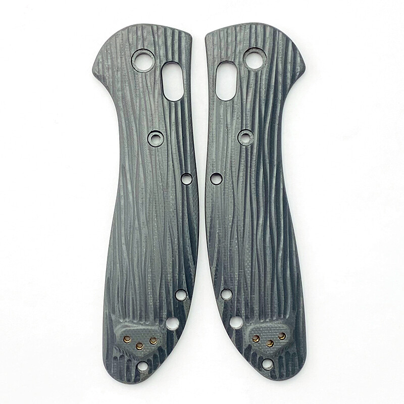 1 Pair G10 Handle Scales+Supporting Shafts for Benchmade Griptilian 551/550