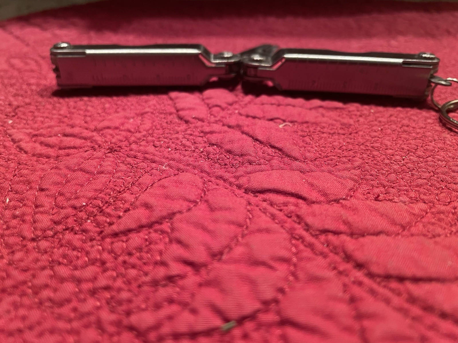 Pocket Multi Tool in Stainless Steel with Key Ring and Carrying Case, Lot of 3