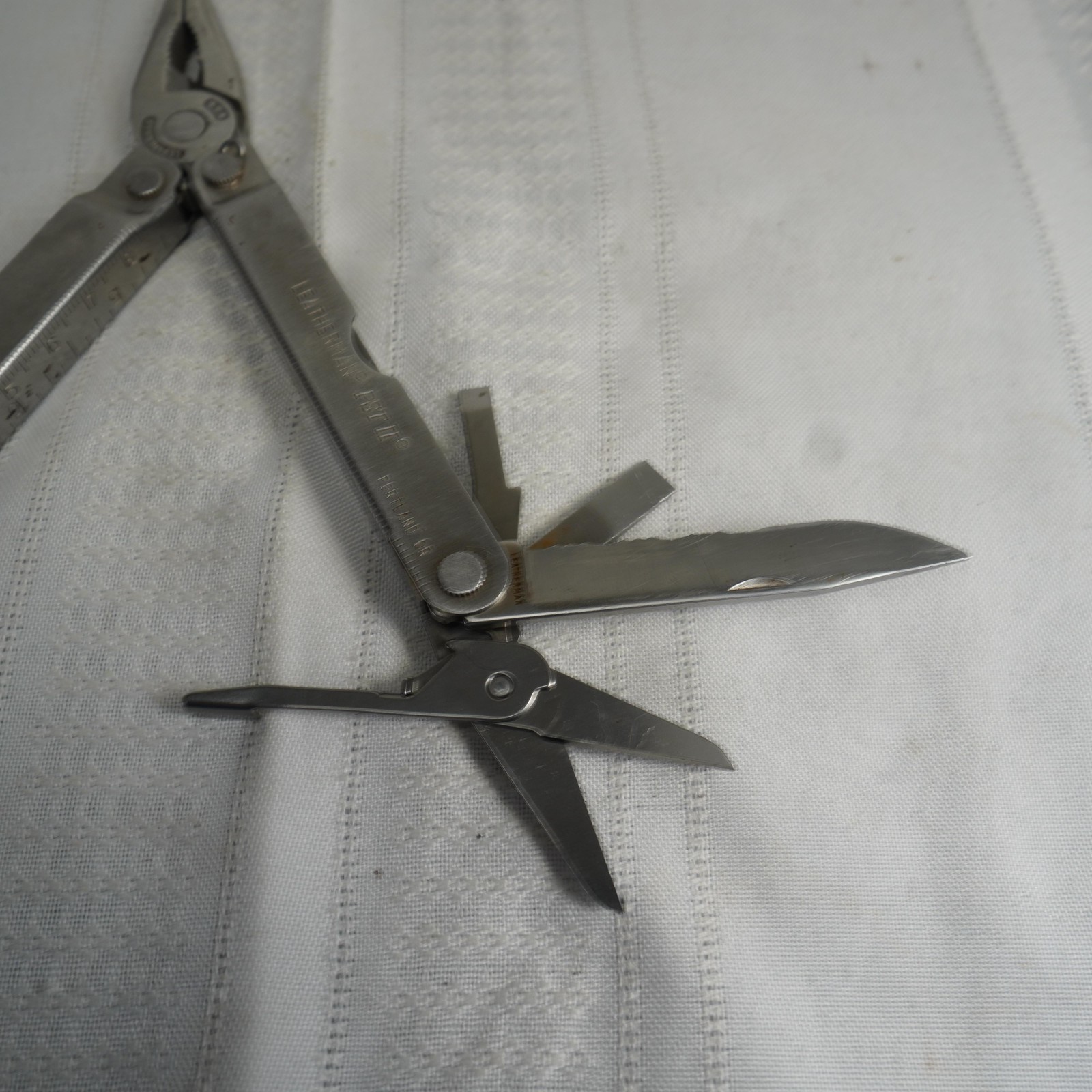 Vintage Leatherman PST II Multi-Tool Stainless Pliers Knife USA Belt Sheath EDC