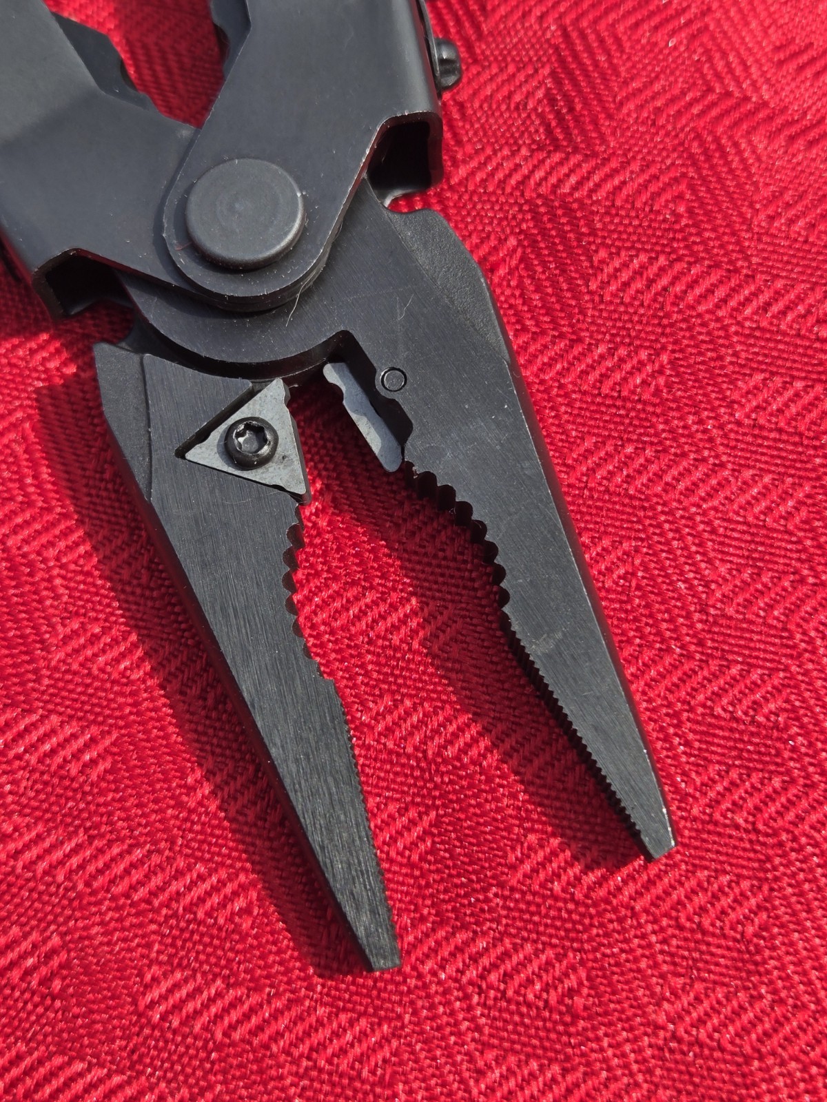 GERBER MP600 Black Oxide Finish Multi Tool Knife Plier w/sheath Carbide USA EXC