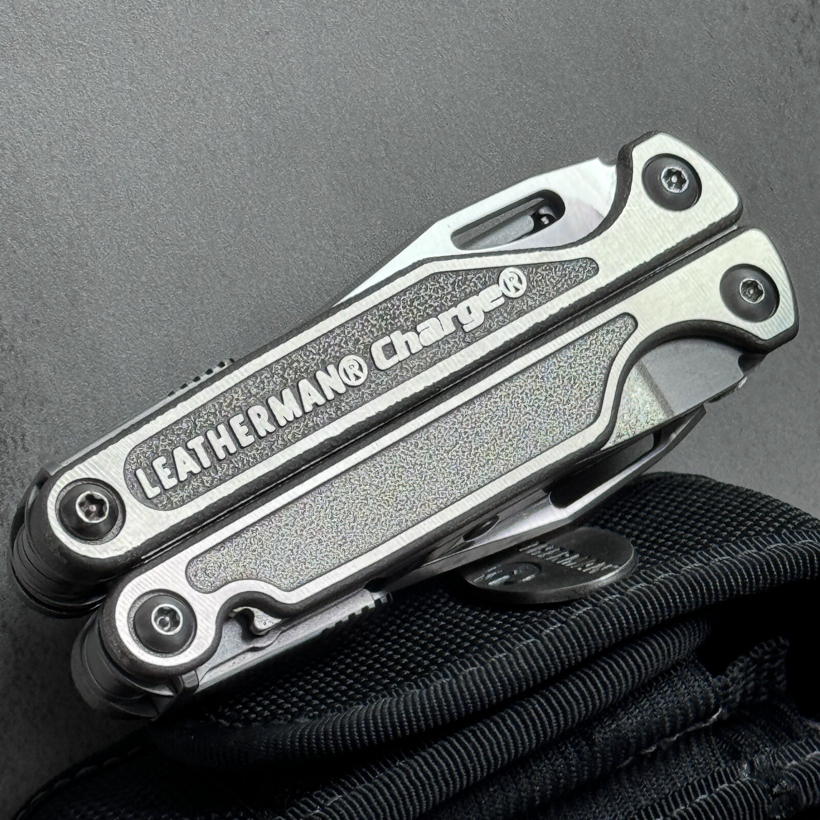 Leatherman Charge Ti Multitool early PAT PEND, early bits