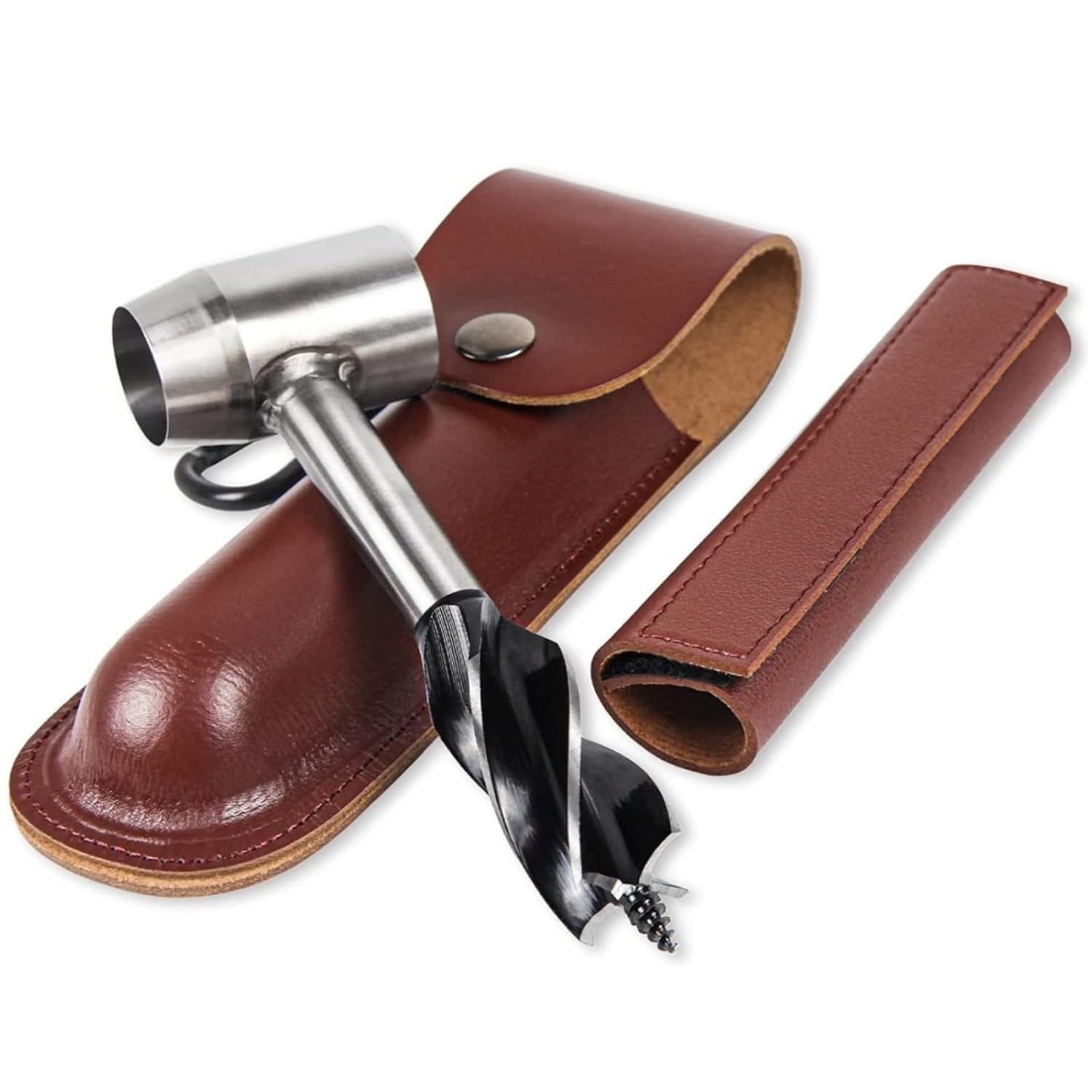 Survival Settlers Tool Bushcraft Hand Auger Wrench Scotch Eye Wood Drill Manual