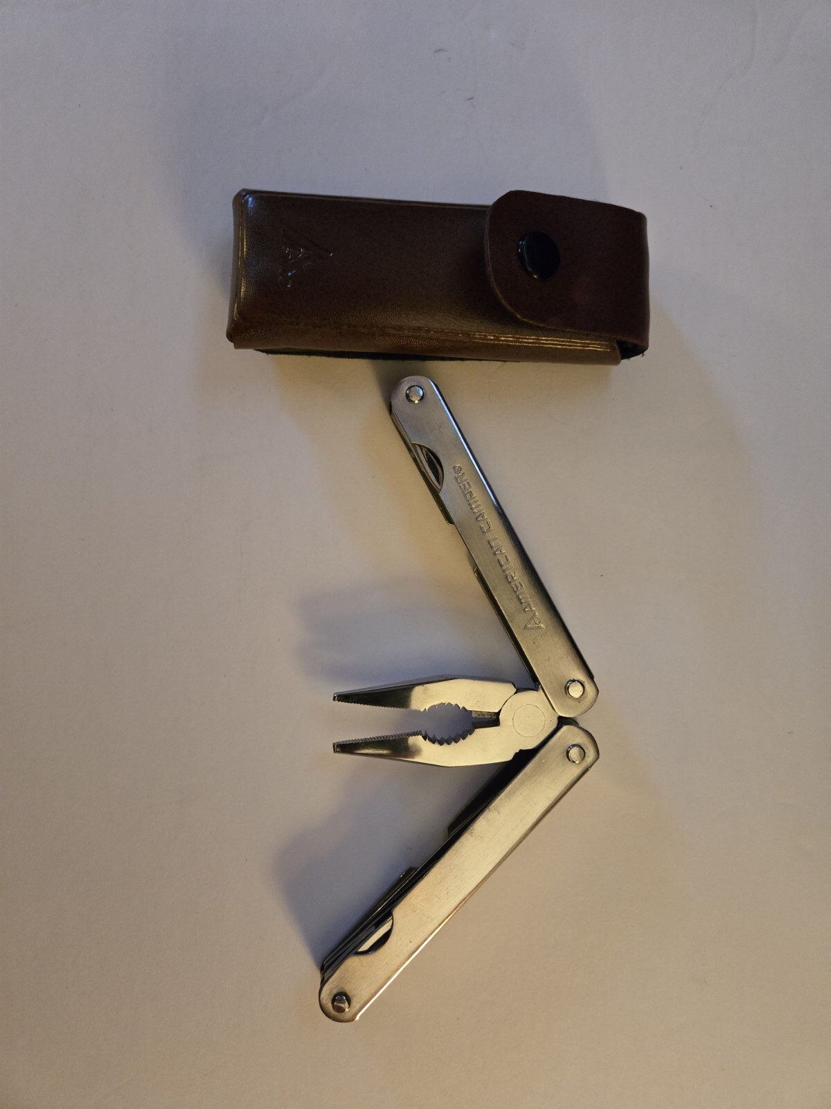 American Camper Multi-Tool with Brown Sheath