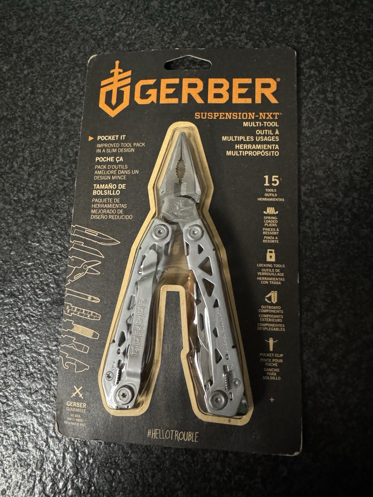 Gerber Suspension-NXT Stainless Steel Multi Tool 15 Tools 31-003889 NEW