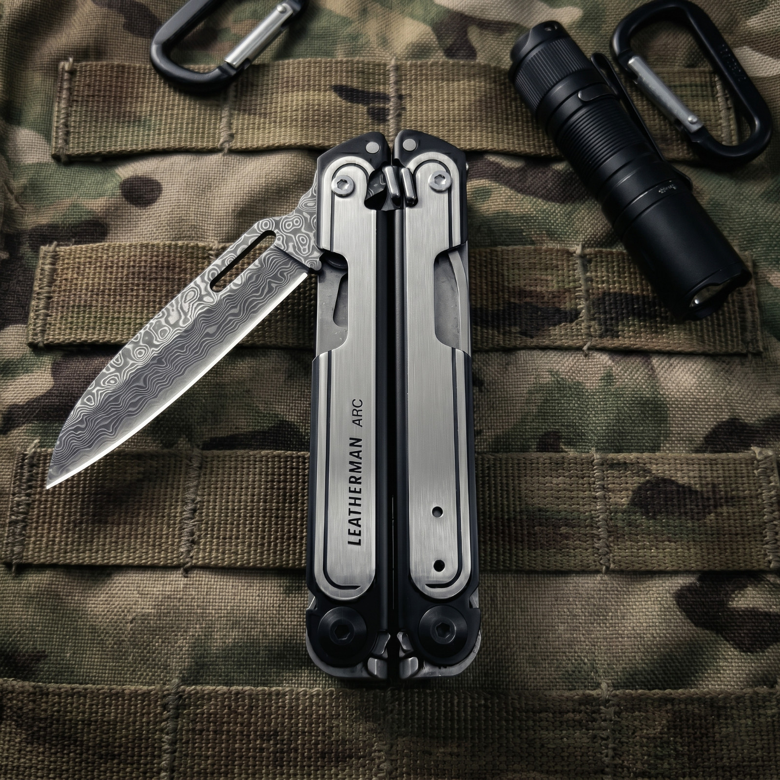VG10 Damascus Blade 90mm 60HRC for Leatherman FREE P2 P4 ARC