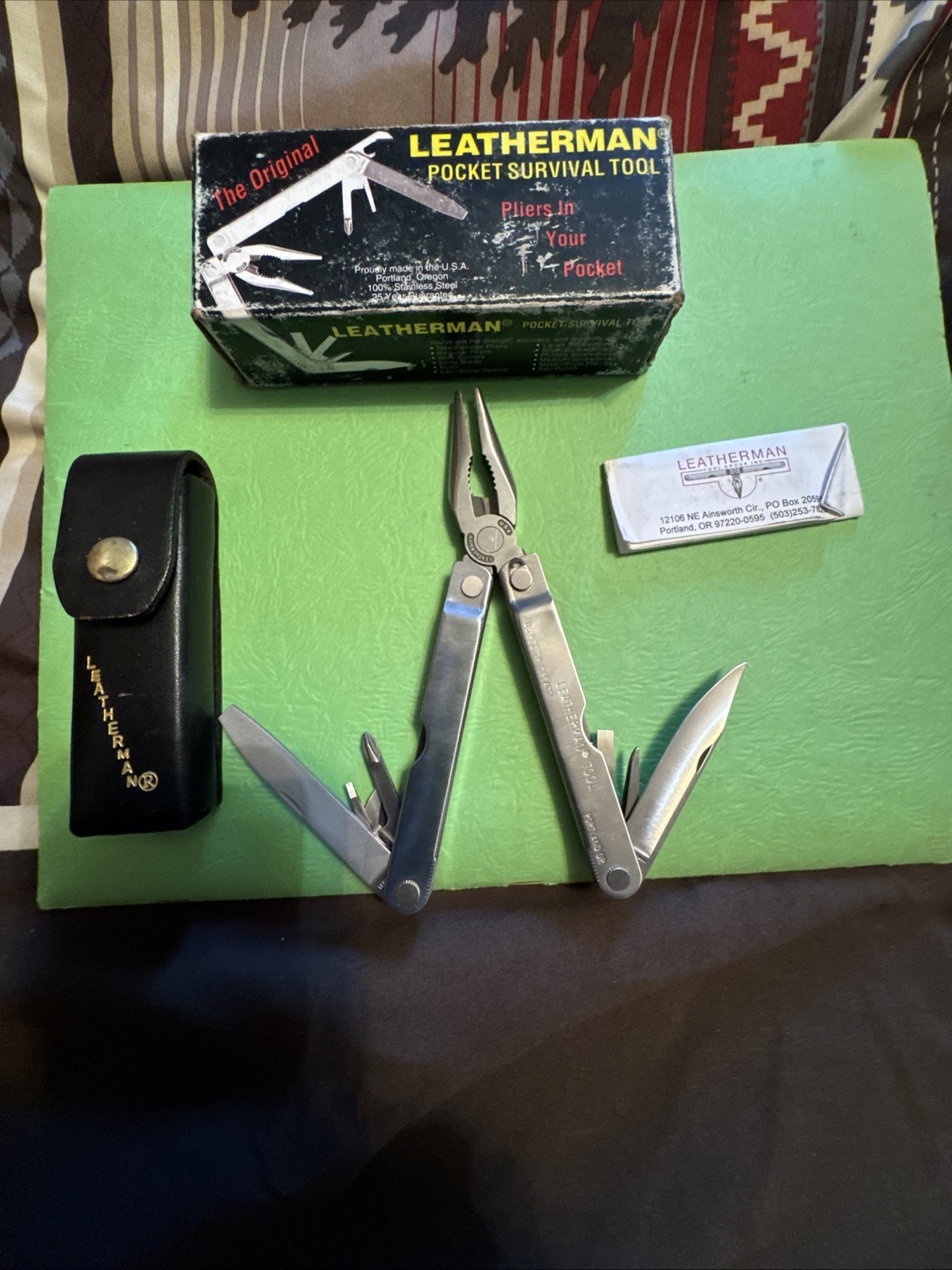 Leatherman PST Pocket Survival Tool New Old Stock All Original With Box