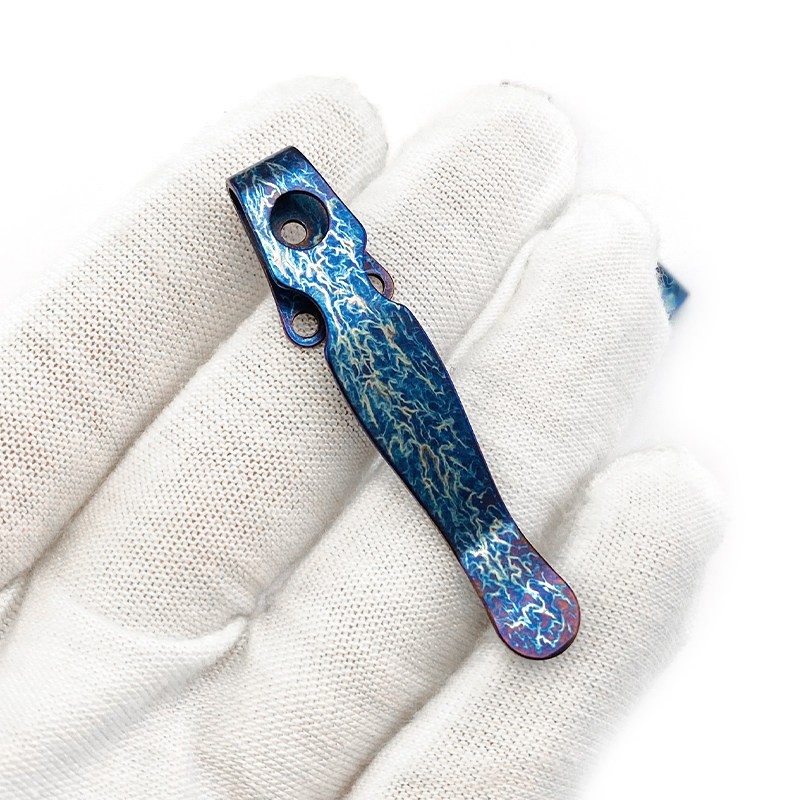 1PC. TC4 Deep Carry Pocket Clip for Spyderco C229 Shaman 7 Colors