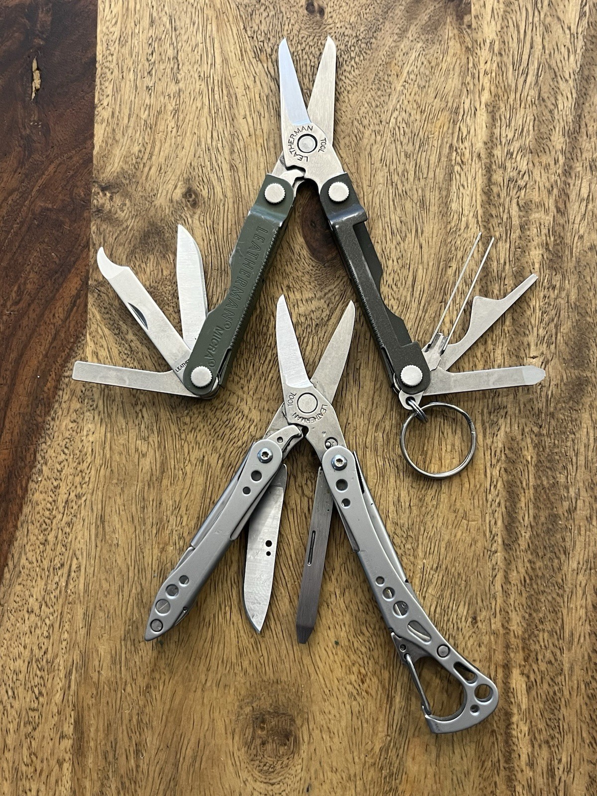 Retired Leatherman Style CS & MICRA Multi Tool Knife Excellent Cond. (Lot Of 2)