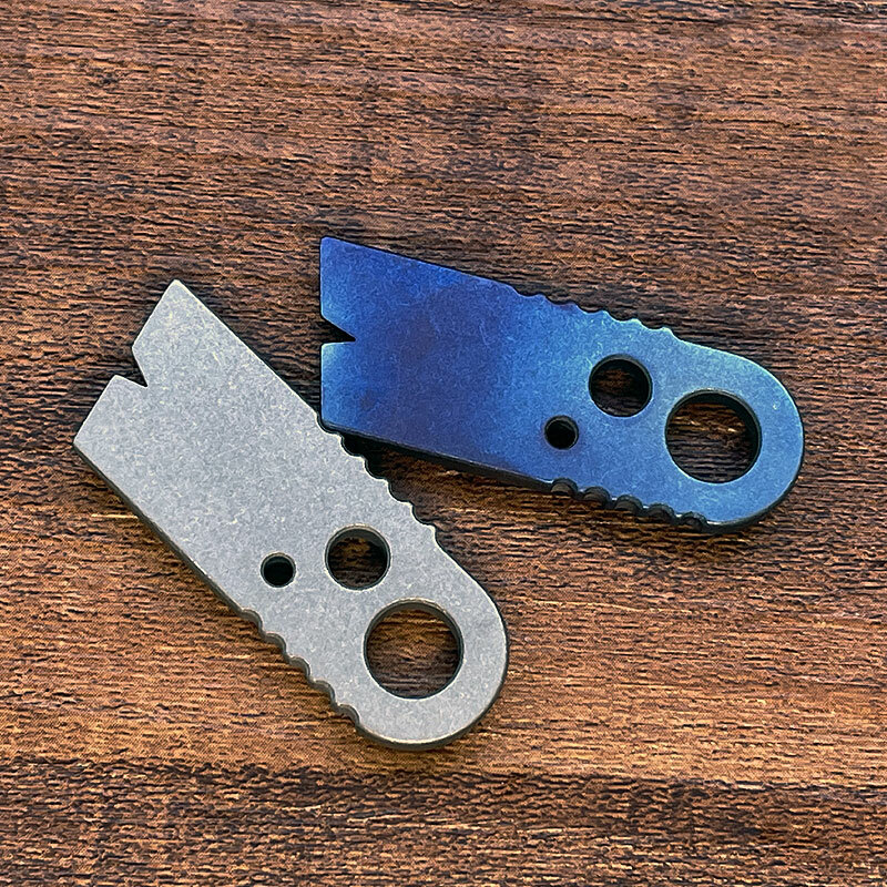 EDC Mini Titanium Pry Bar Crowbar Tool Necklace Pocket Key chain Pendant Tool