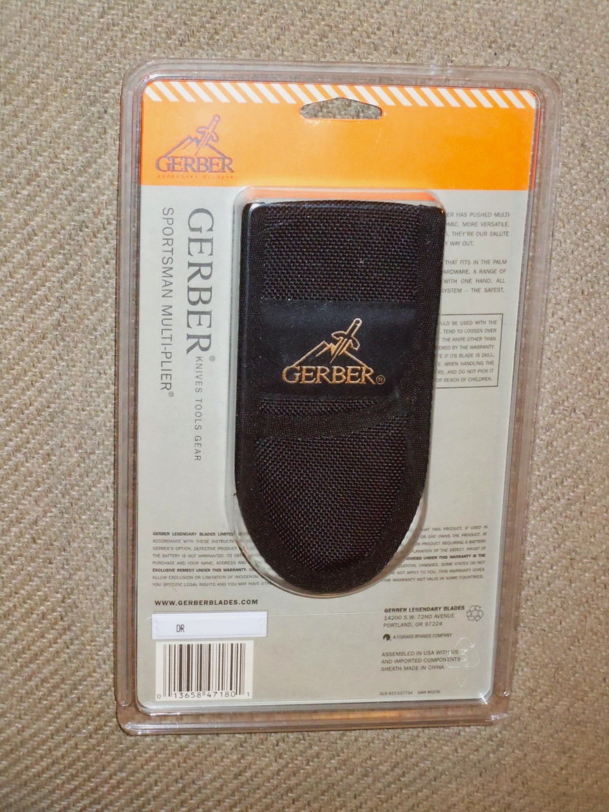 Gerber Sportsman Multi-Plier Multi-Tool Knife With Sheath 15 Function 22-47180