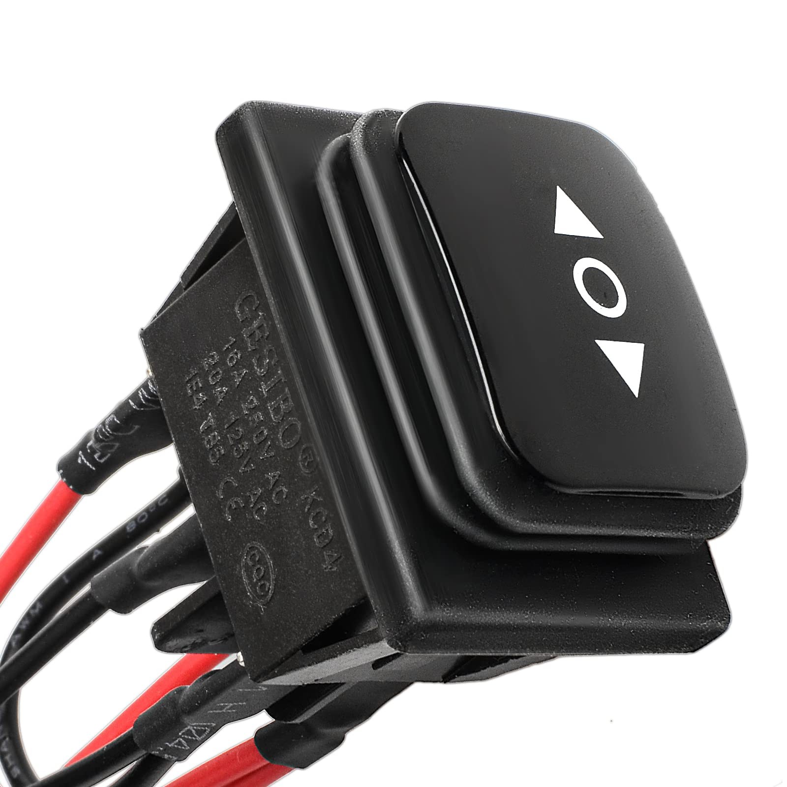 QTEATAK DC 12V 10A 6 Pin 3 Position (ON)-Off-(ON) AC 110V-220V Waterproof Mom…