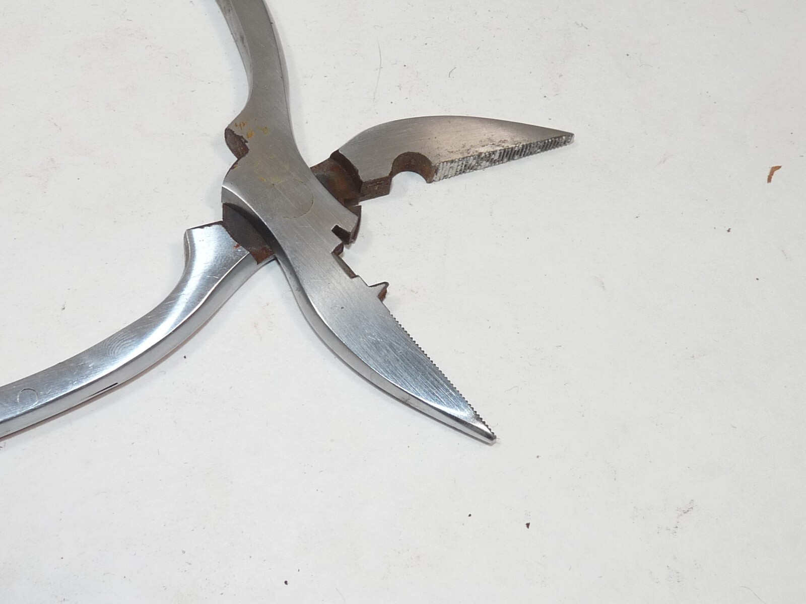 Nicholas Leather Plier Tool Holder Pouch No. 418 w/Fisherman’s Stainless Multi-t