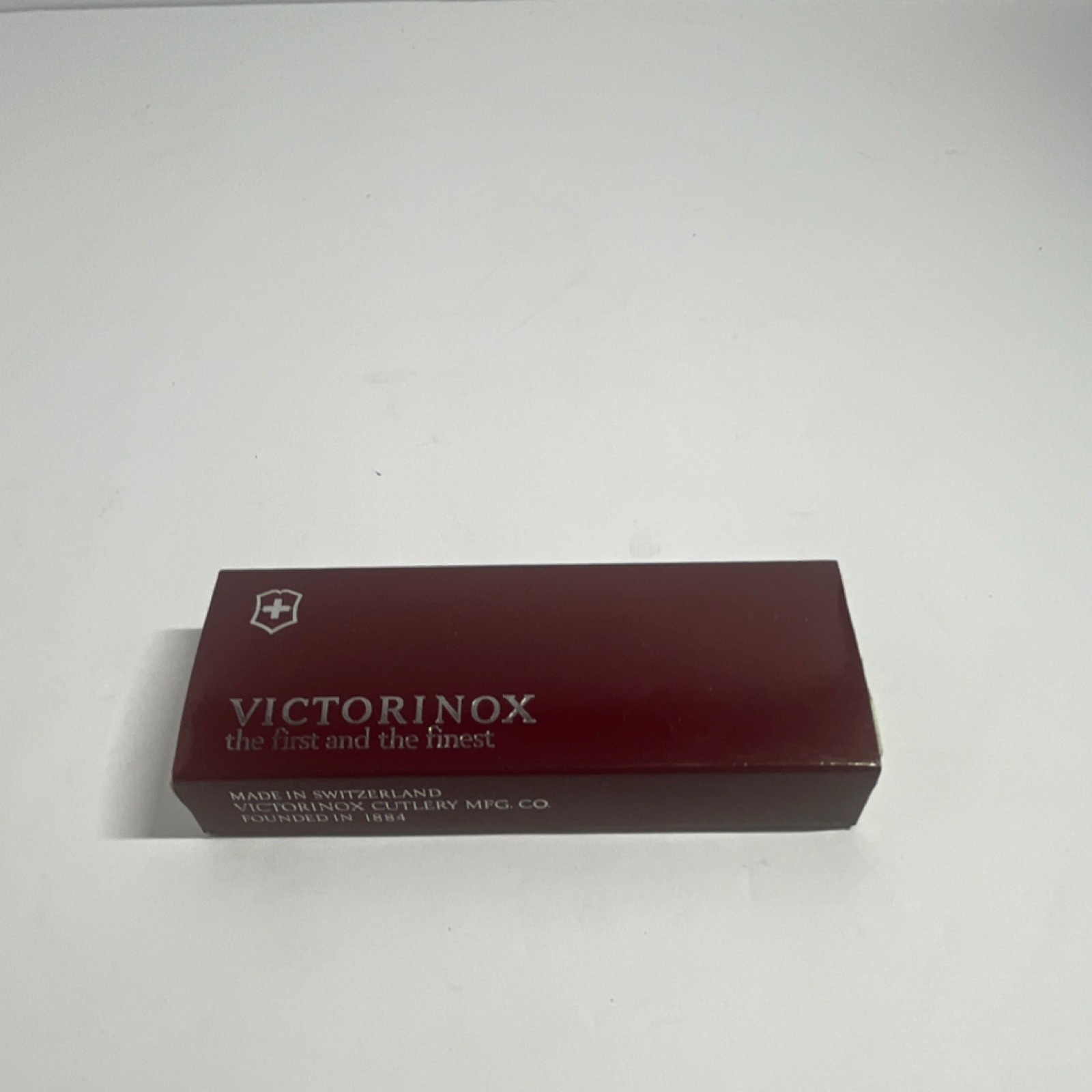 Victorinox Red Multi-Tool Knife Scissors Nail File Stainless Steel Straight Edge