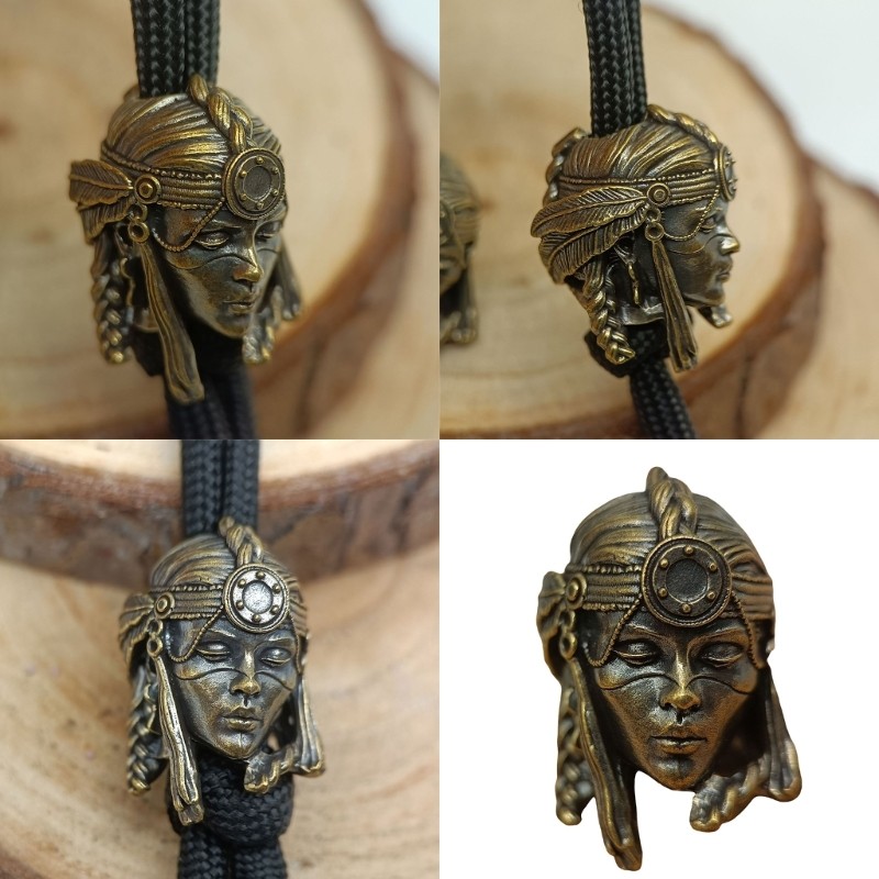 Tribal Female Soldier Lanyard Bead DIY Paracord Beads for Bracelets Pendants
