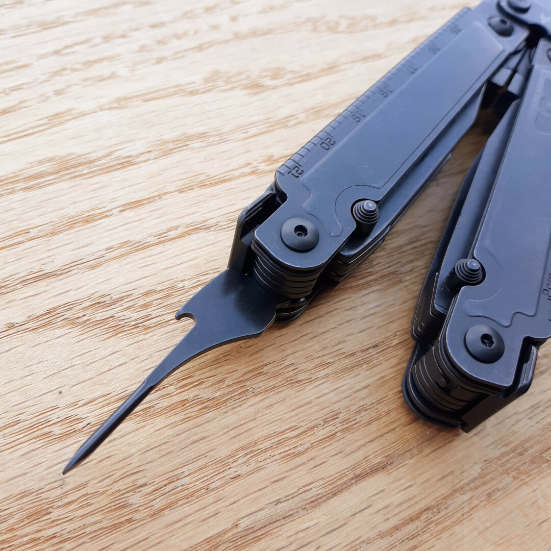 SOG PowerAccess Assist Black Awl Openers Drivers Blades Wire Cutter / Crimper