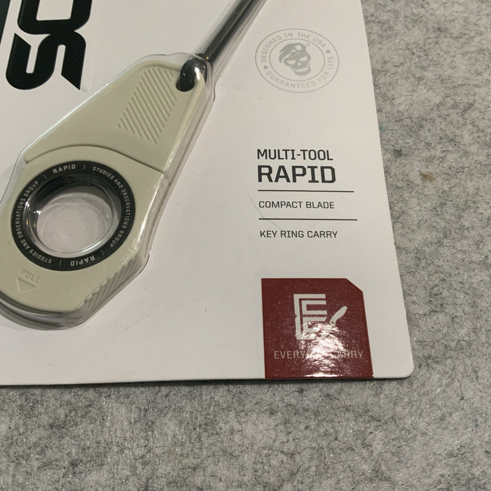 SOG Multi Tool Rapid Compact Blade Knife Concrete Dust White New