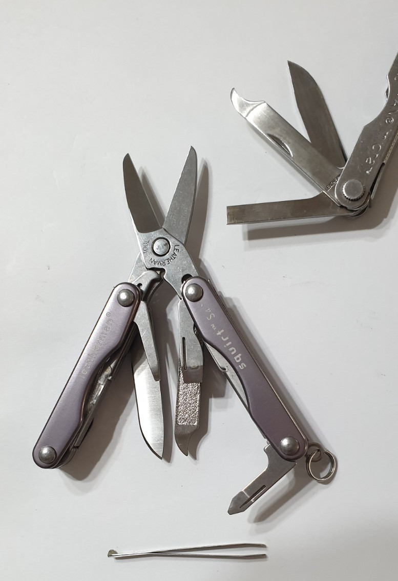 🔥🔥 3X Leatherman Squirt P4 S4 Micra Multi Tool Collectable Keychain Rare Set