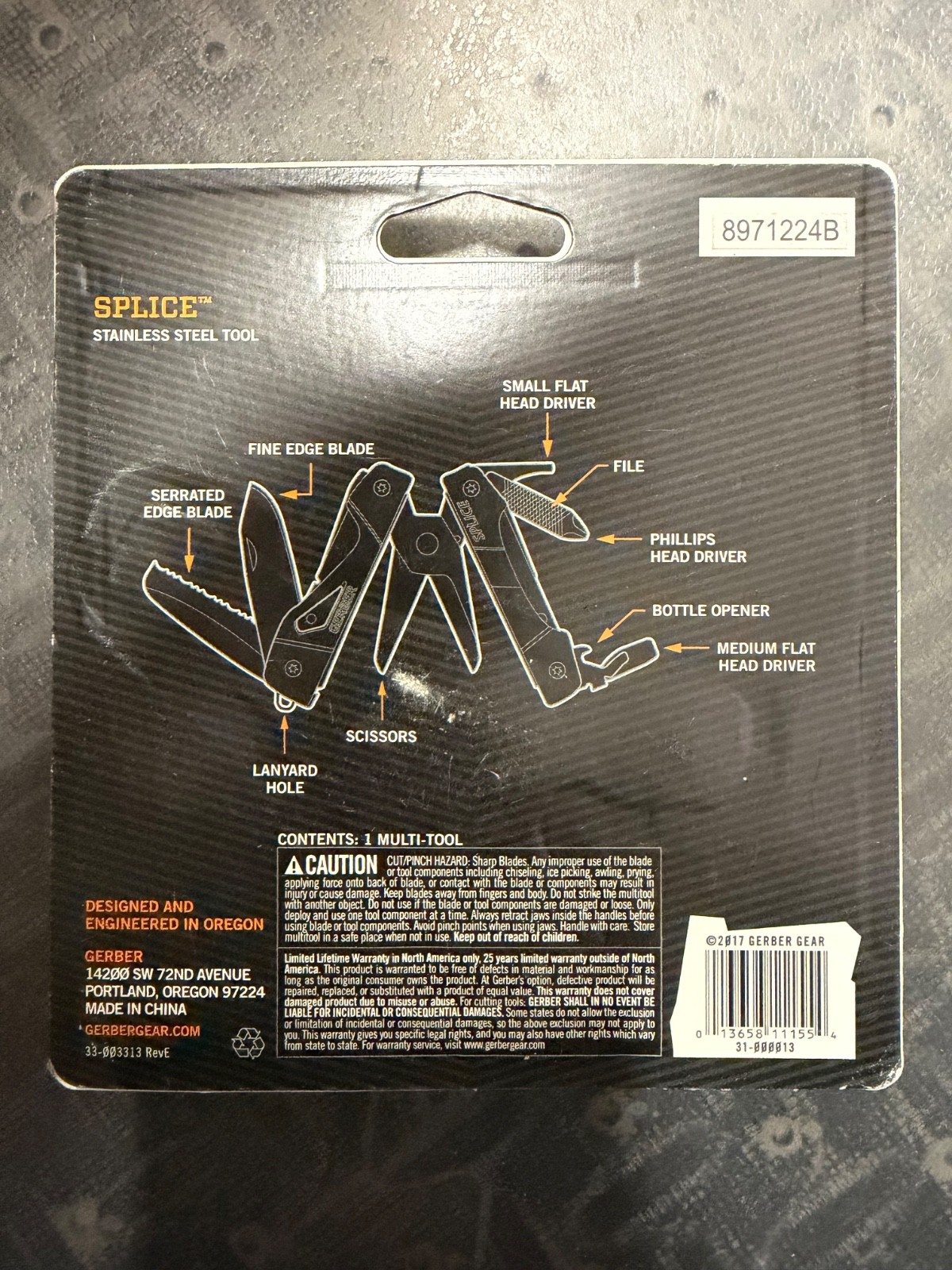 Gerber Splice Stainless Steel Multi-Tool