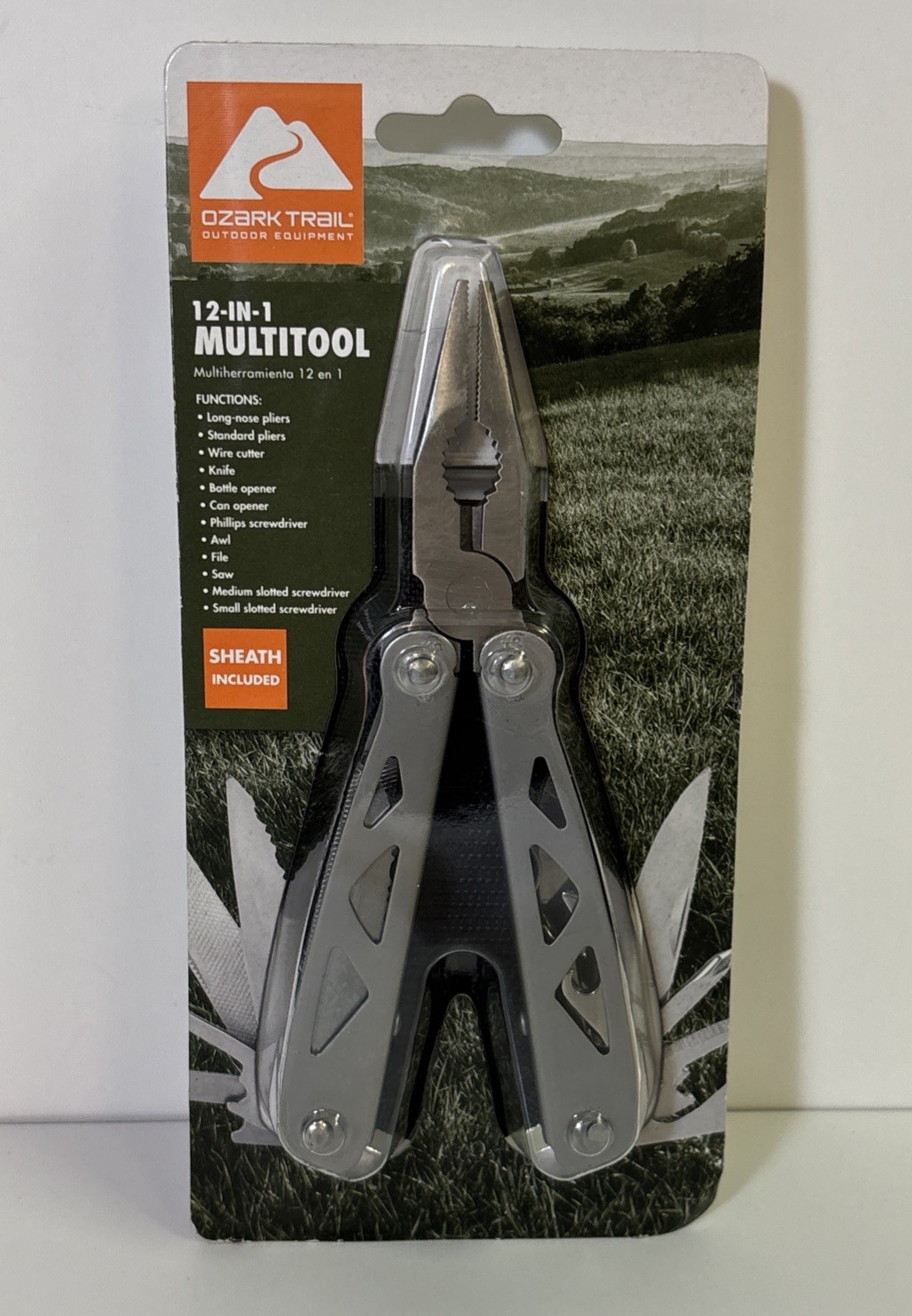 Ozark Trail Outdoor Equipment 12 in 1 Multitool Sheath Included