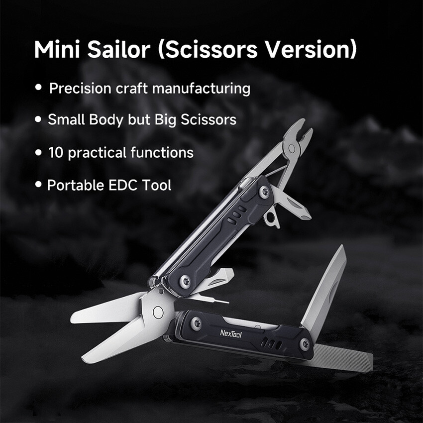 New NexTool Mini Sailor Scissors Mutitool NE20237