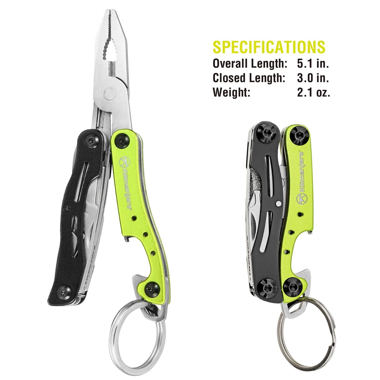 Kilimanjaro 910055 Ascend 9 in 1 Multi-Tool -with TSA Compliant, Long Nose Pl…