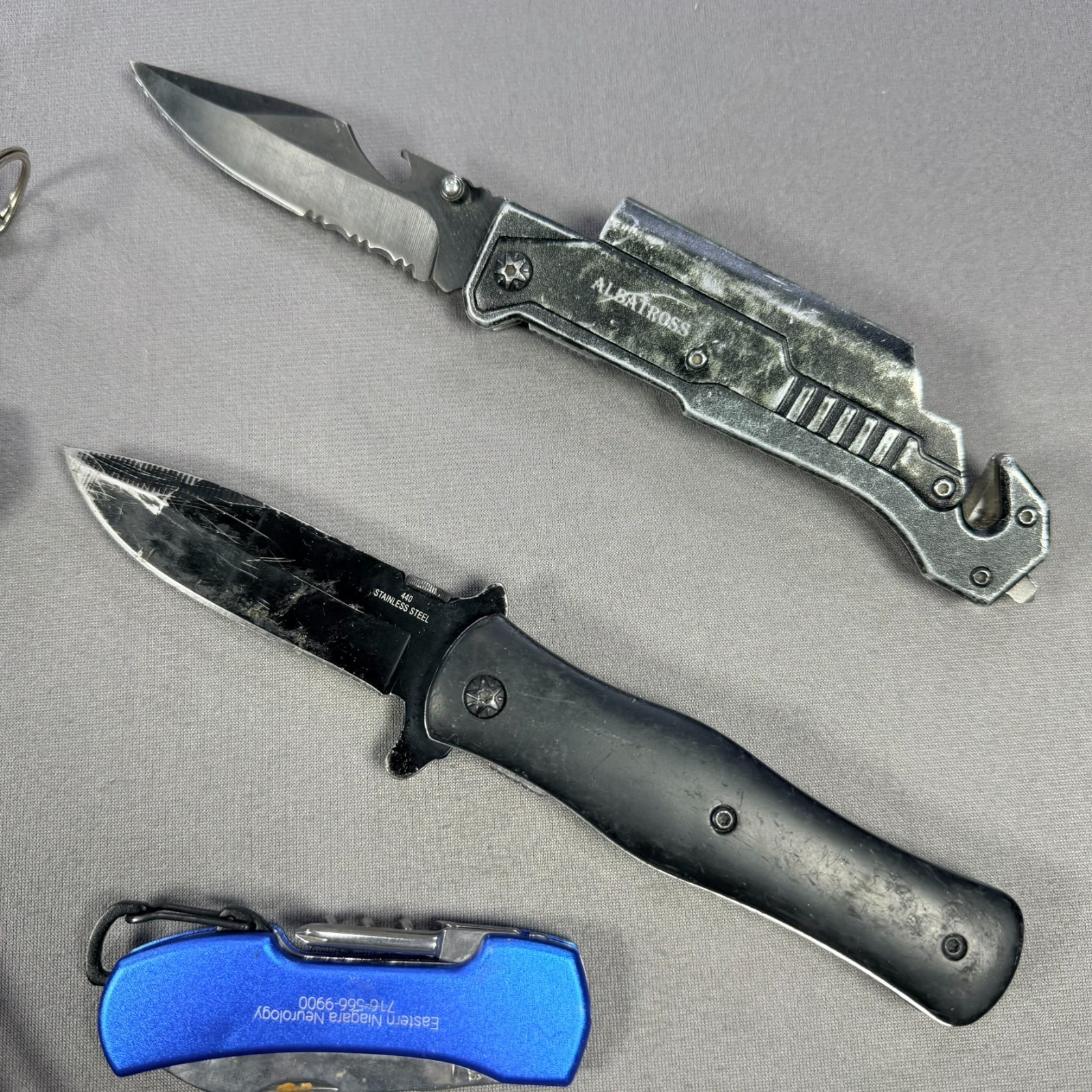 Mixed Pocket Knife Utility Multi-Tool Lot Okapi DeWalt Albatross Guidesman 13pc