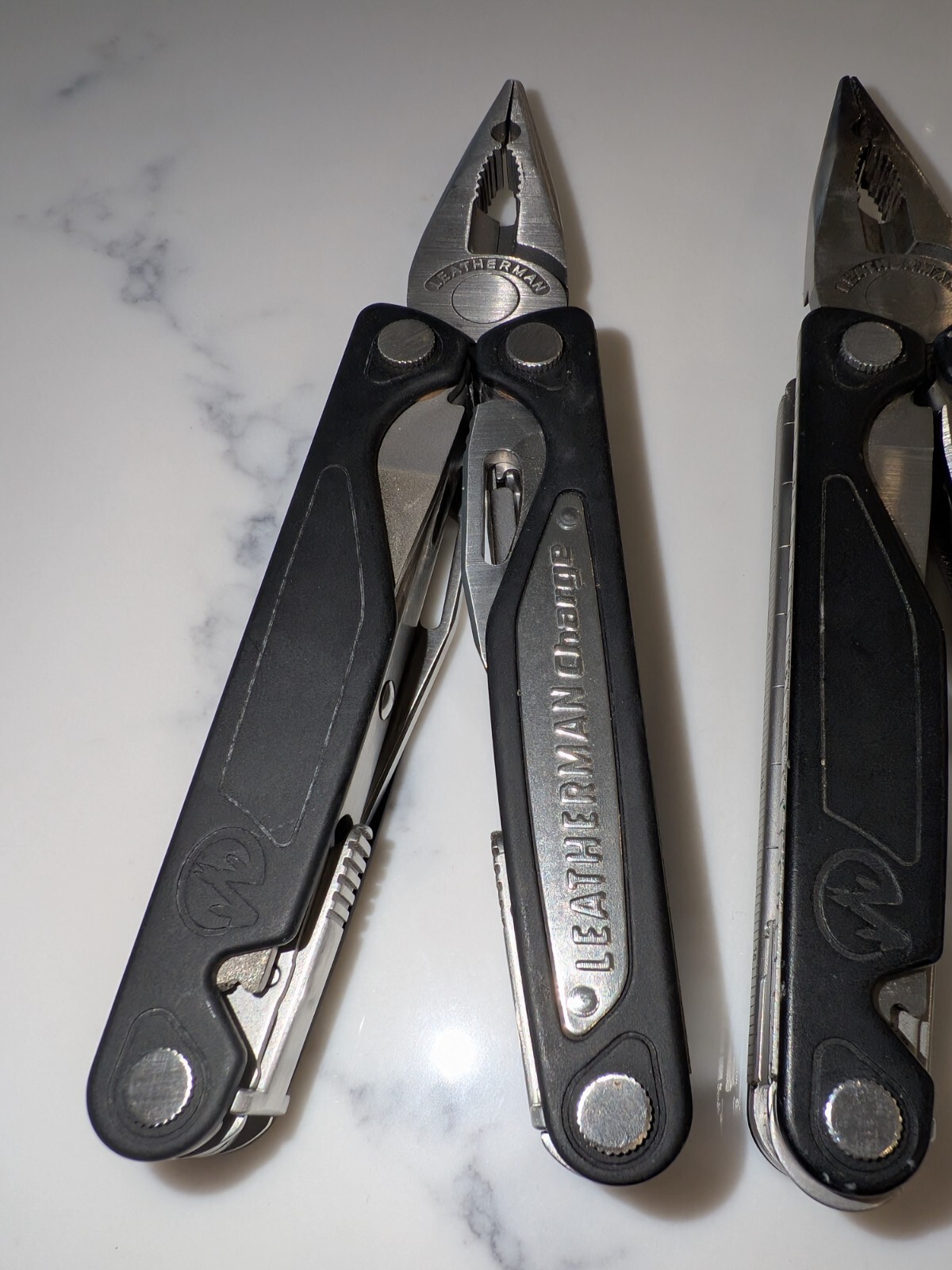 2x Vintage Leatherman Charge Multi Tool Sharp USA Lifetime Warranty