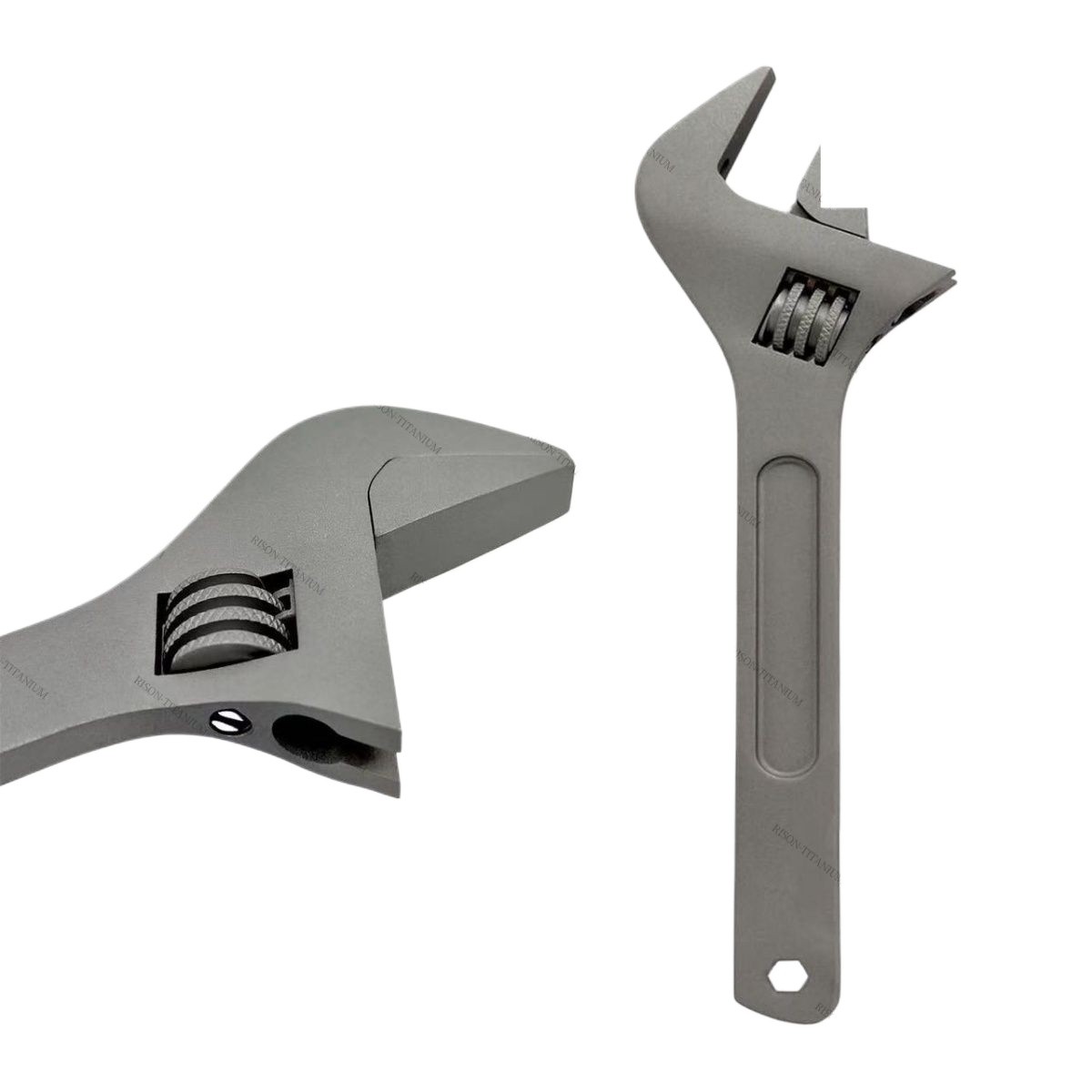 High Strength Titanium Alloy Wrench 150mm Sandblasting Anti Corrosion EDC Tool