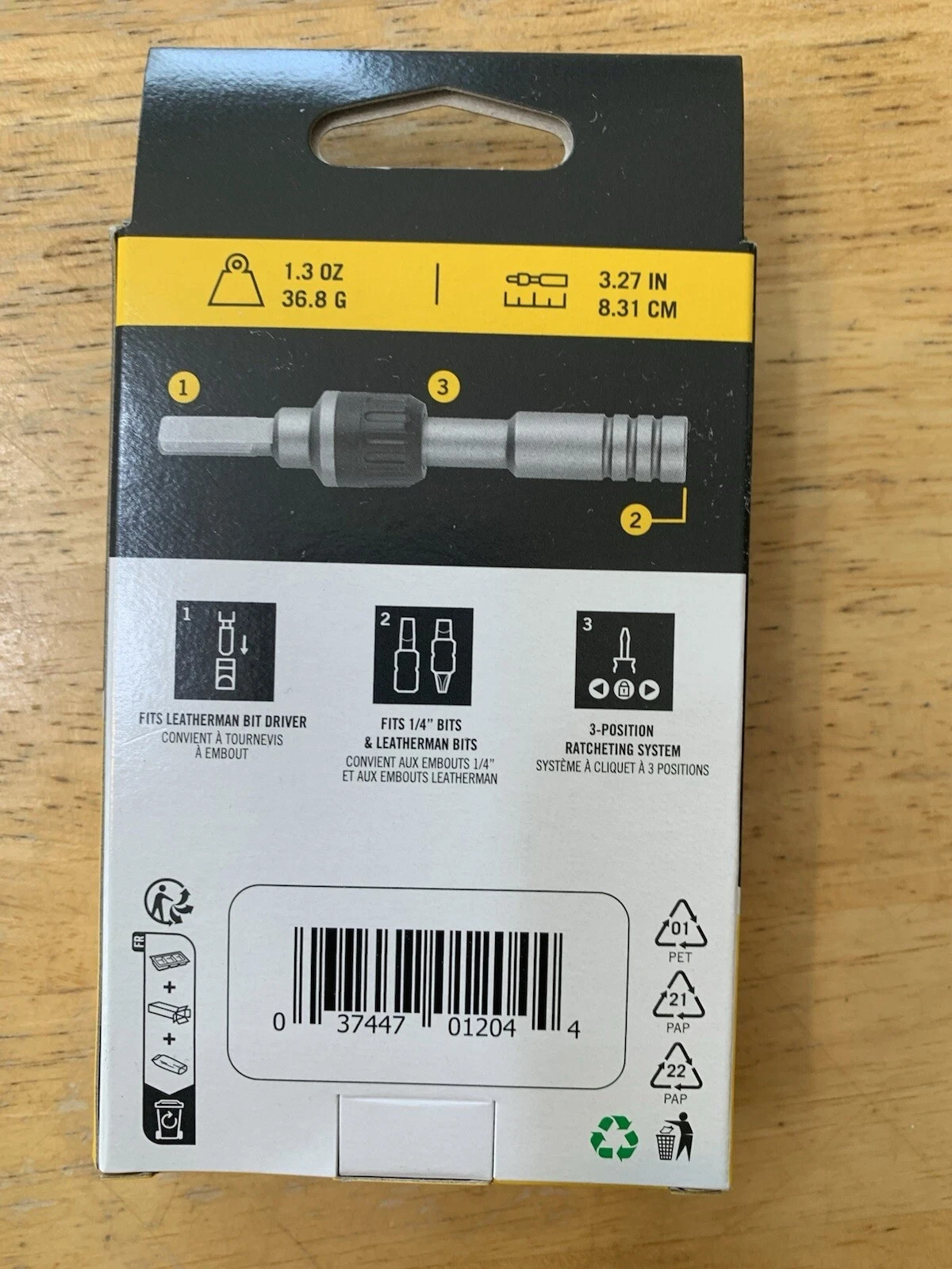 GENUINE BRAND NEW IN BOX Leatherman Ratchet Driver 1/4 Hex Bit 931030 Fast Ship