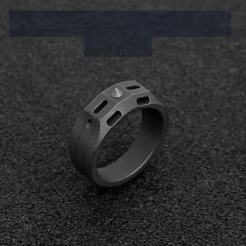 EDC Titanium Finger Ring Anhänger Fallschirm Schnur Outdoor Dekoration Werkzeug