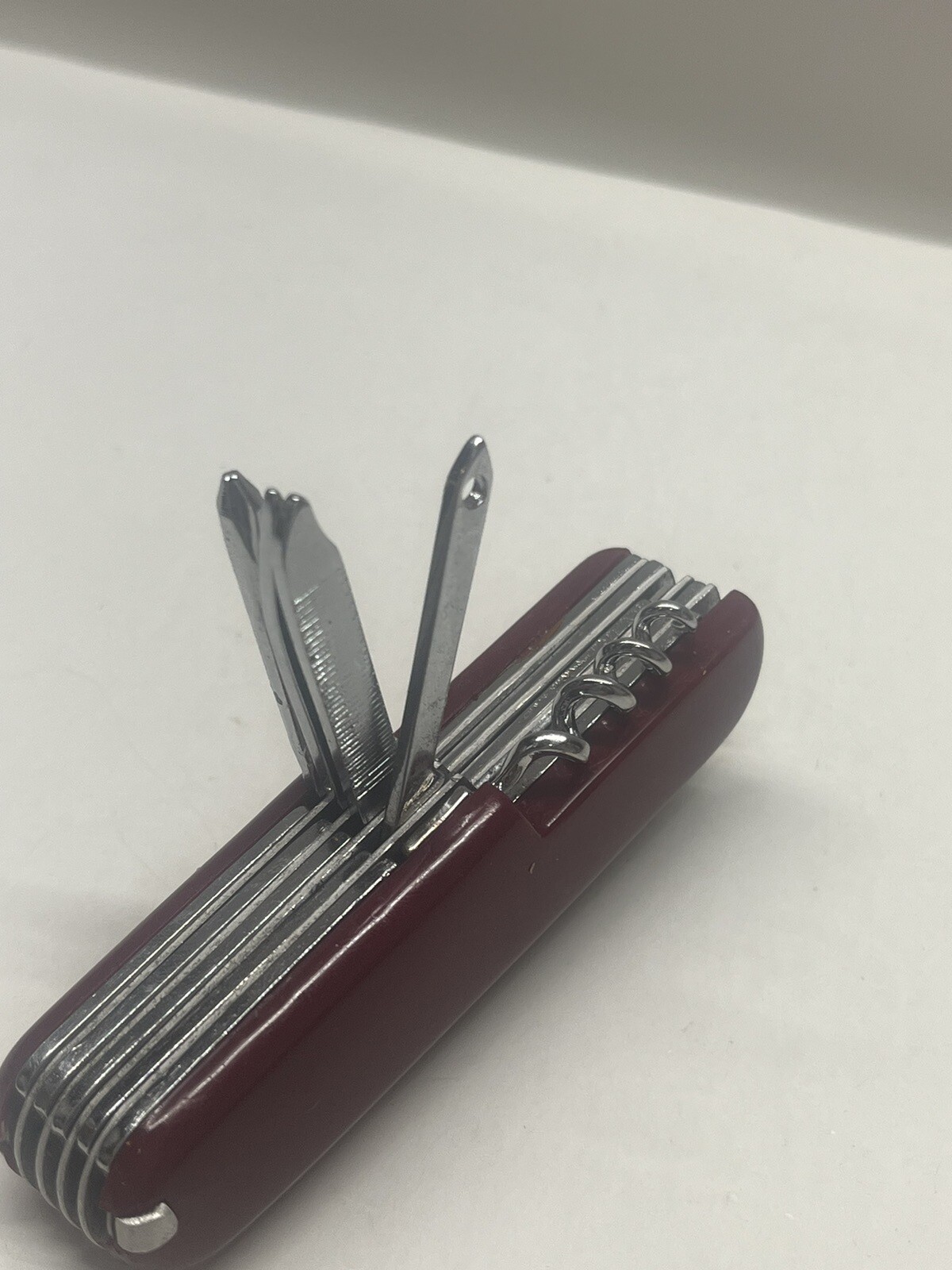 Diamond Superior Multi Purpose knife Multiple tools red Cork Screw Tweezers