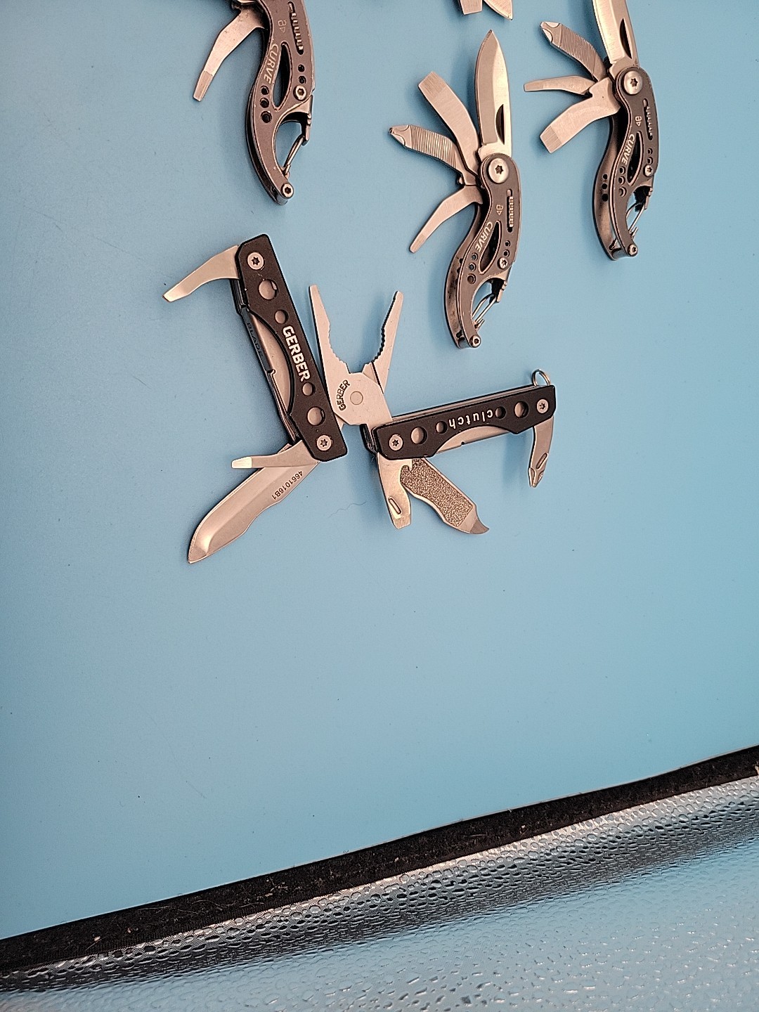 Gerber Curve / Clutch Mini Multi-Tool – LOT OF 5 – Blade, File, Screwdrivers