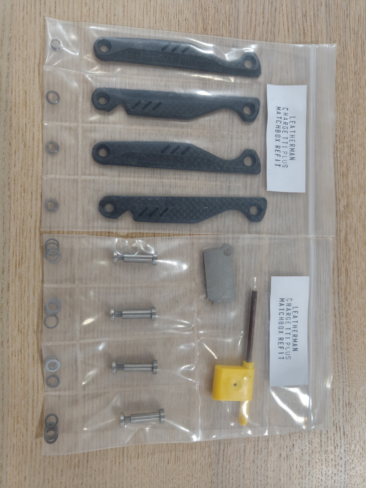 CNC Carbon Fiber Modular Handle Scale Kit for Leatherman Charge+ | Lightweight
