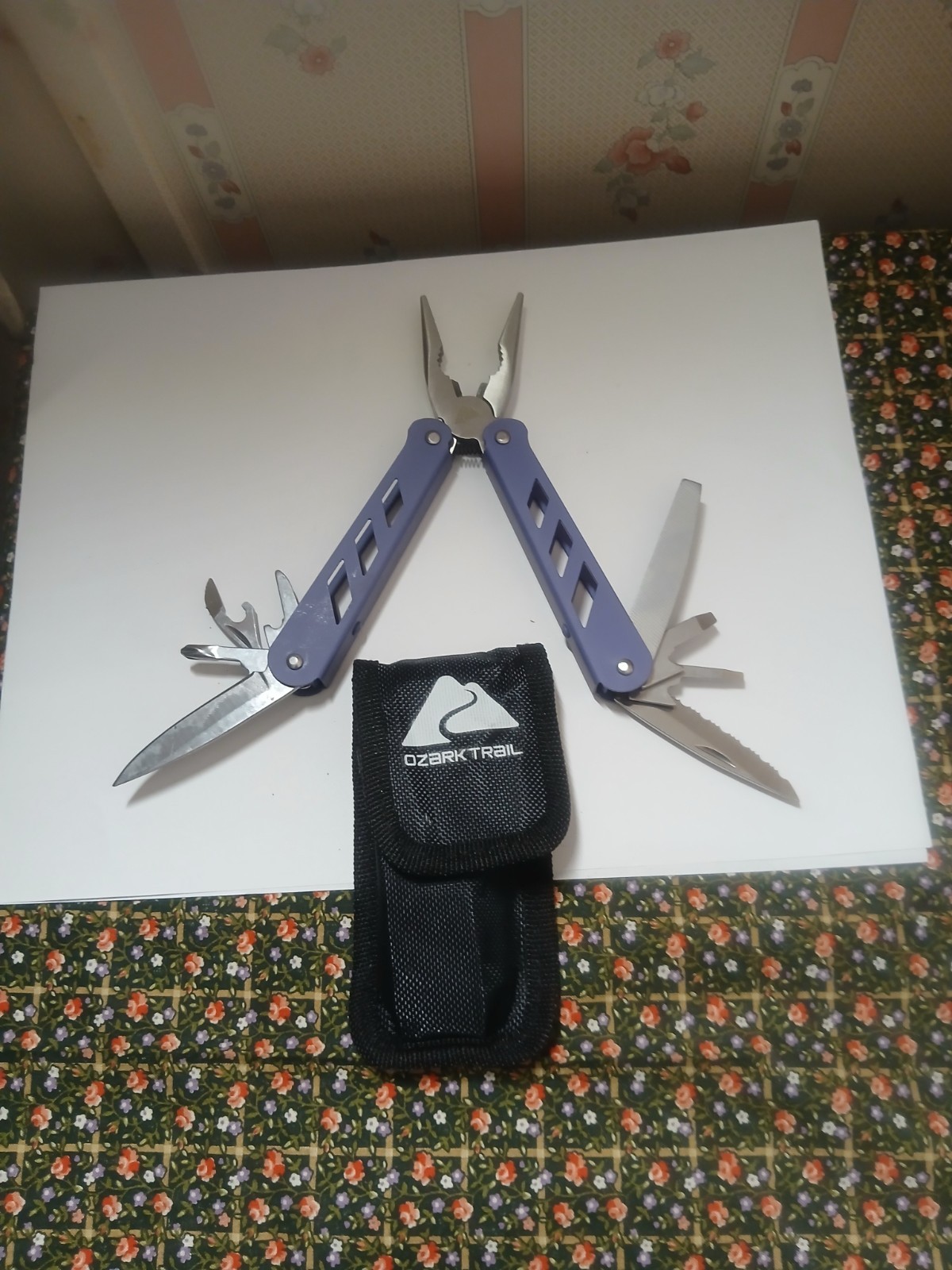 Ozark Trail 12-in-1 Multi Tool Folding Pliers with Sheath