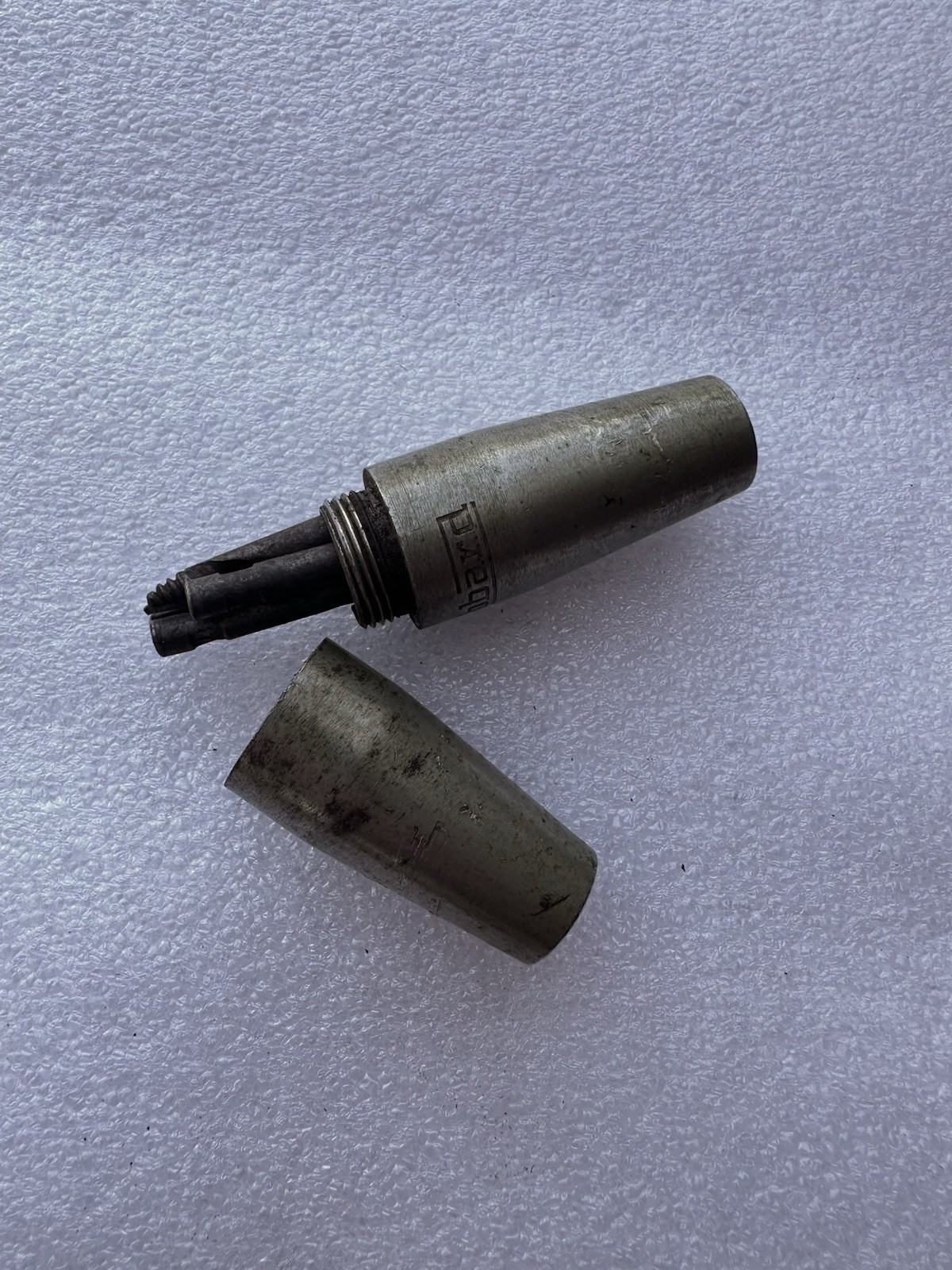 HIBBARD Pocket Multi-Tool Screwdriver Awl Drill Threaded Capsule Vintage Antique