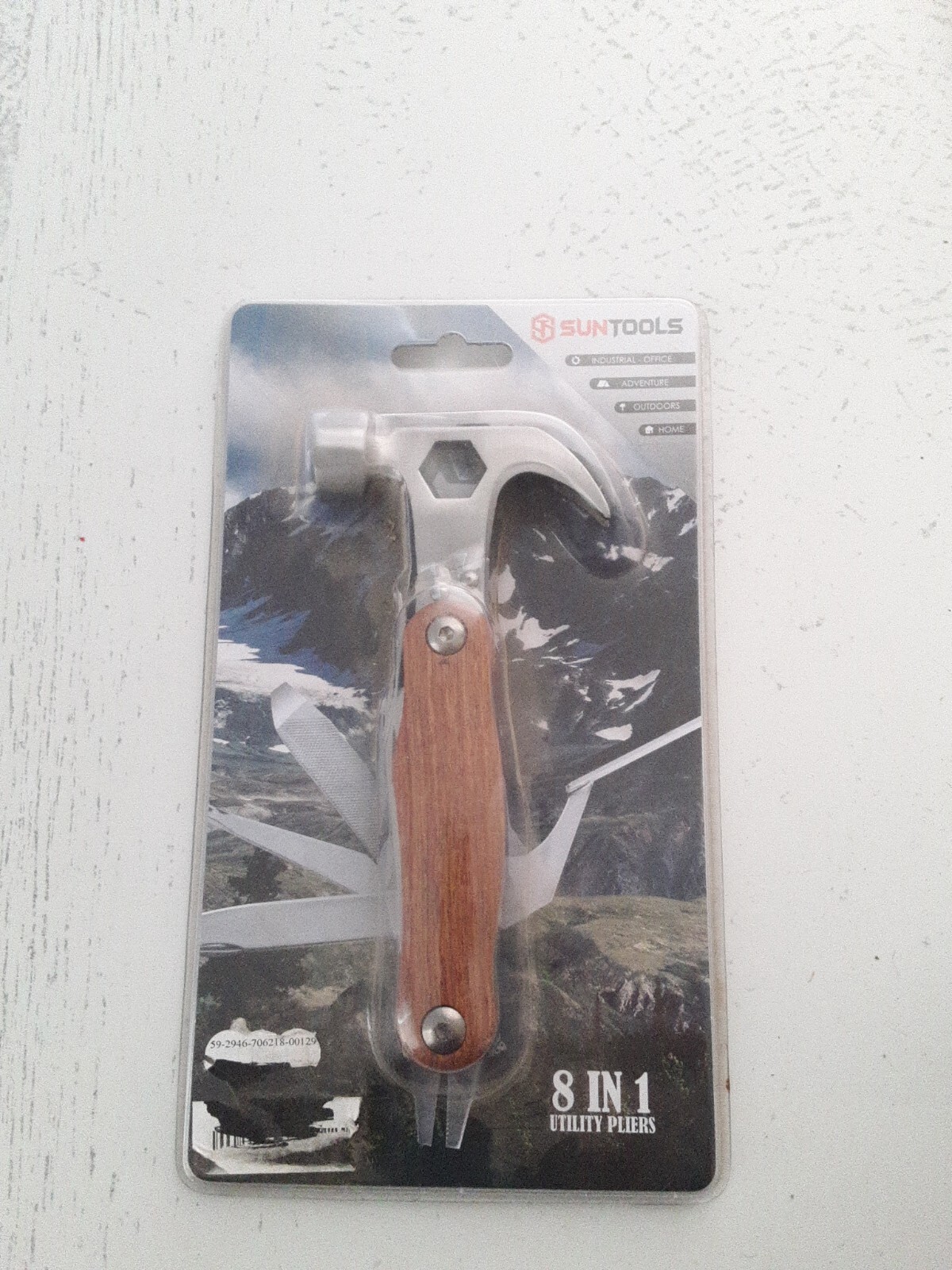 8 in 1 Multi Utility Folding Knife Hammer Tool Kit Suntools in Package!