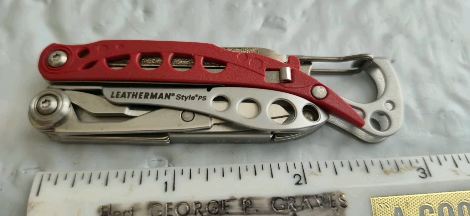 LEATHERMAN Style PS Multi Tool. RED. LOOKS UNUSED.DISCONTINUED? READ DESCRIPTION
