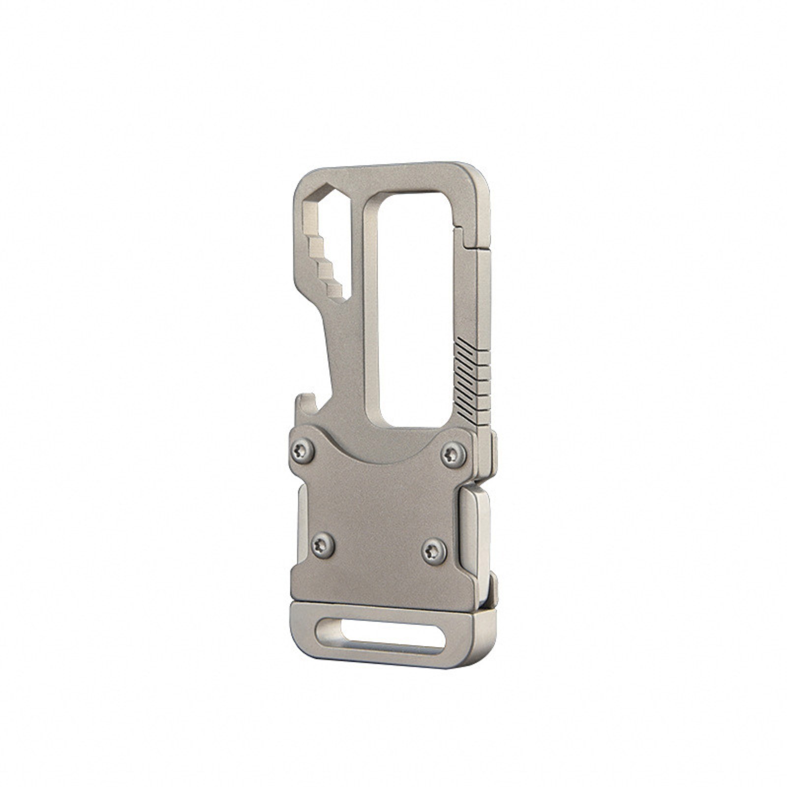 Titanium Alloy Key Chain Carabiner Opener Wrench Cutter EDC Outdoor Multi Tools
