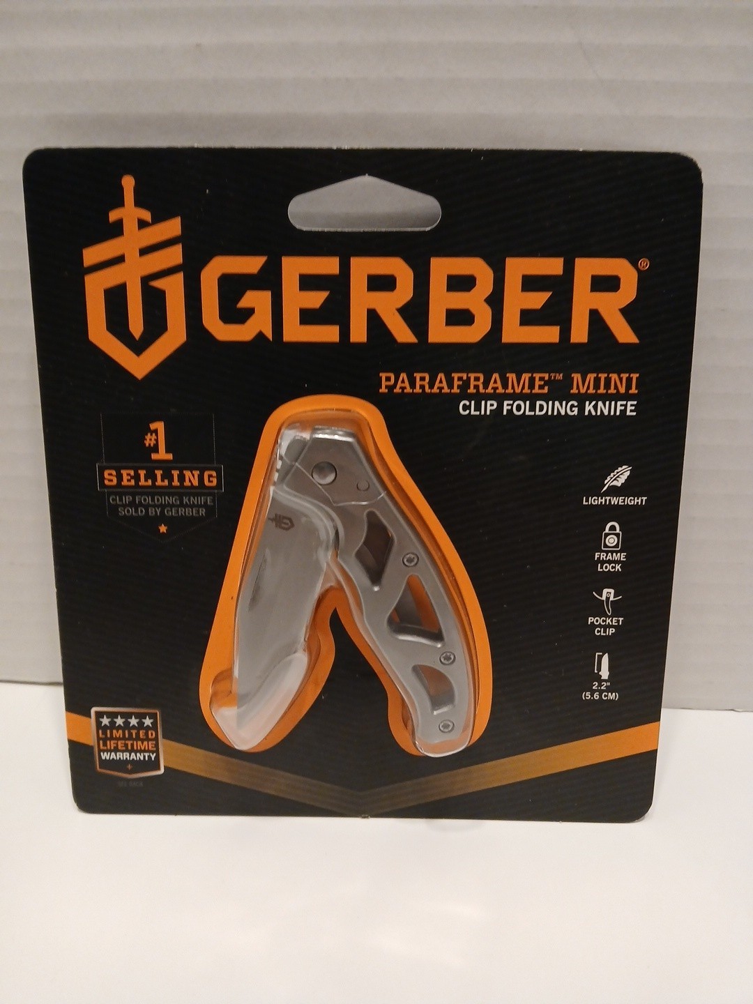 NEW GERBER PARAFRAME MINI 2.2″ CLIP FOLDING KNIFE STAINLESS STEEL 22-48485