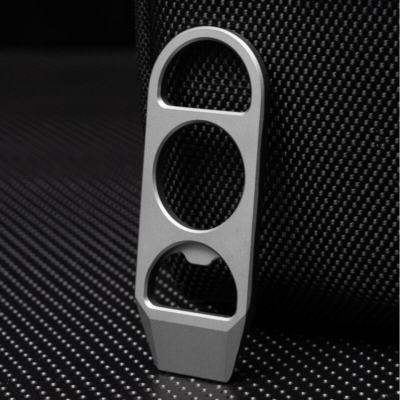 EDC Titanium Pry Bar Crowbar Bottle Opener Portable Keychain Outdoor Multi Tools