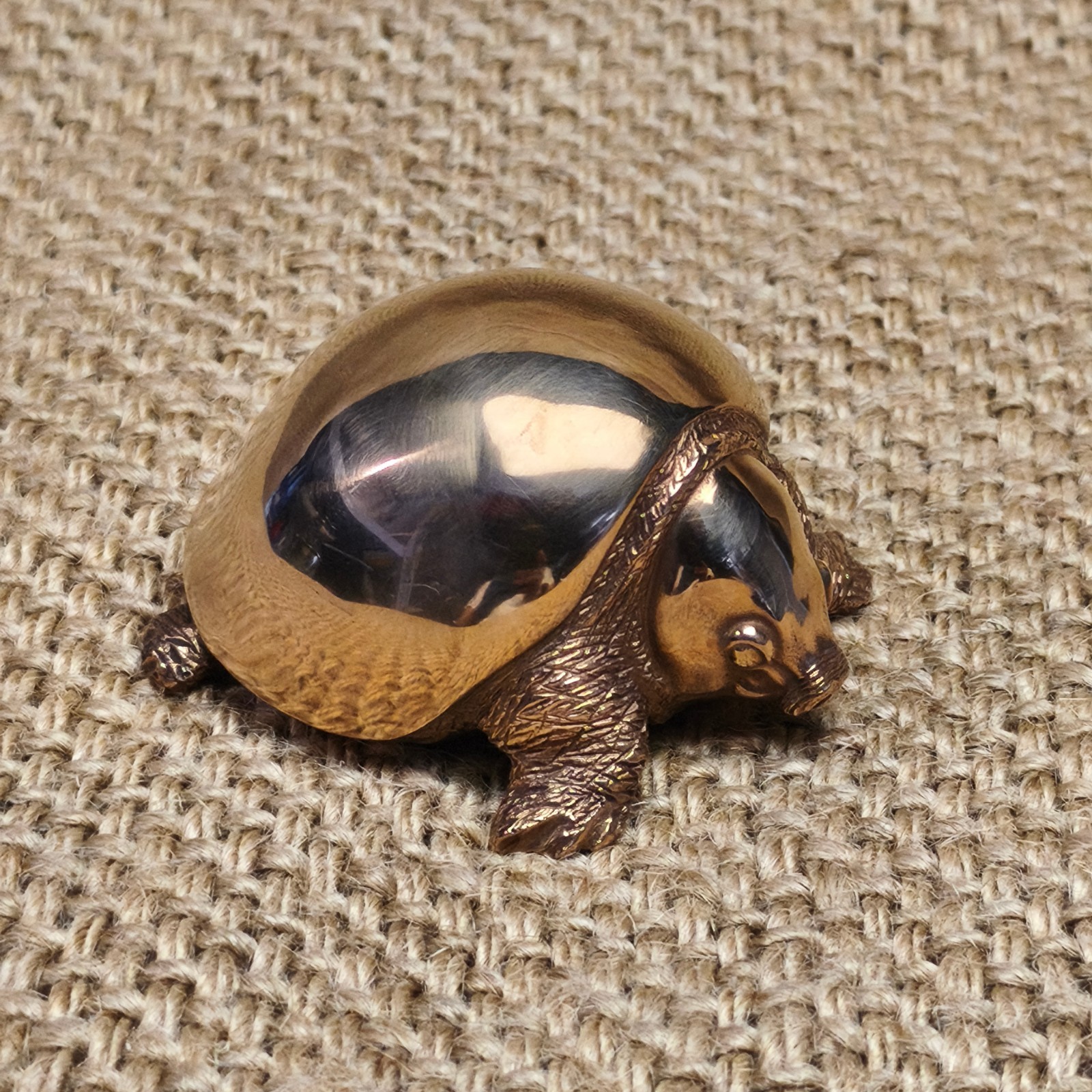 Purple copper Pig-nosed turtle Tortoise handcraft animal reptile statue ‌Fly Ri