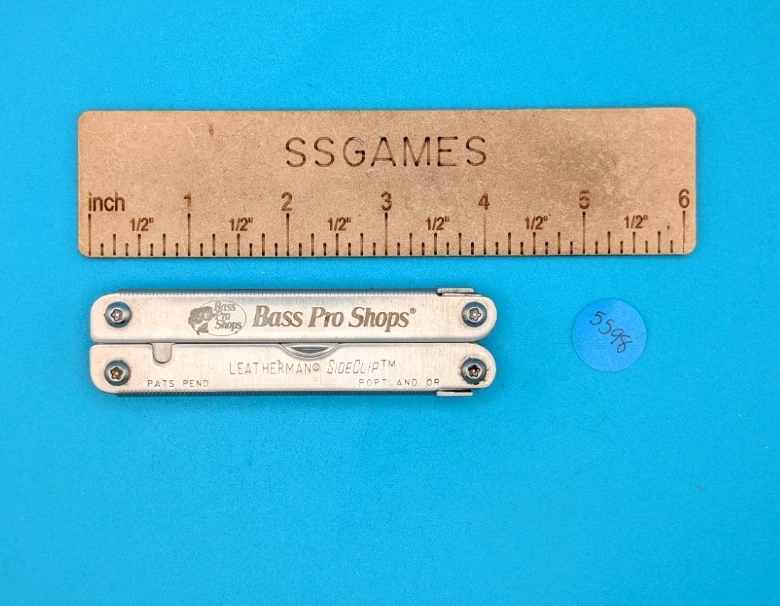 Leatherman SideClip Multi-Tool! 08/03 DATE STAMP! RARE! BASS PRO SHOPS