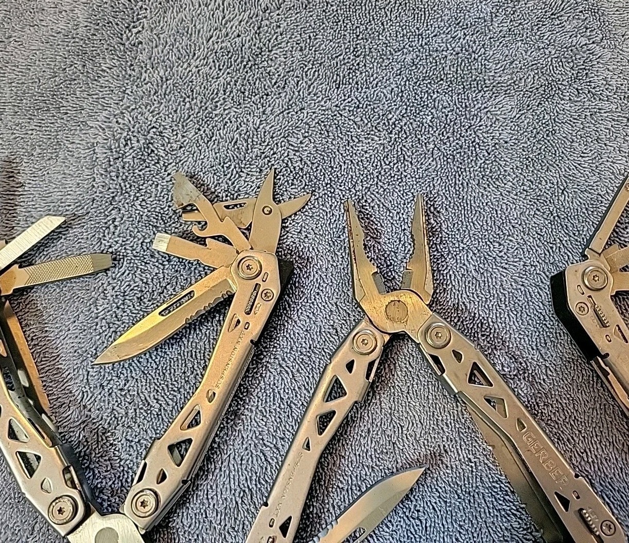Gerber Suspension NXT Multi Tools – LOT OF 12 – Pliers, Scissors, Knife, File