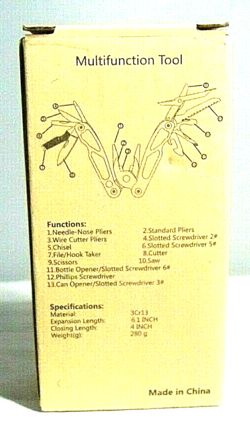 B/BURY Multi tool Pliers18 All in1- BBY-MT11