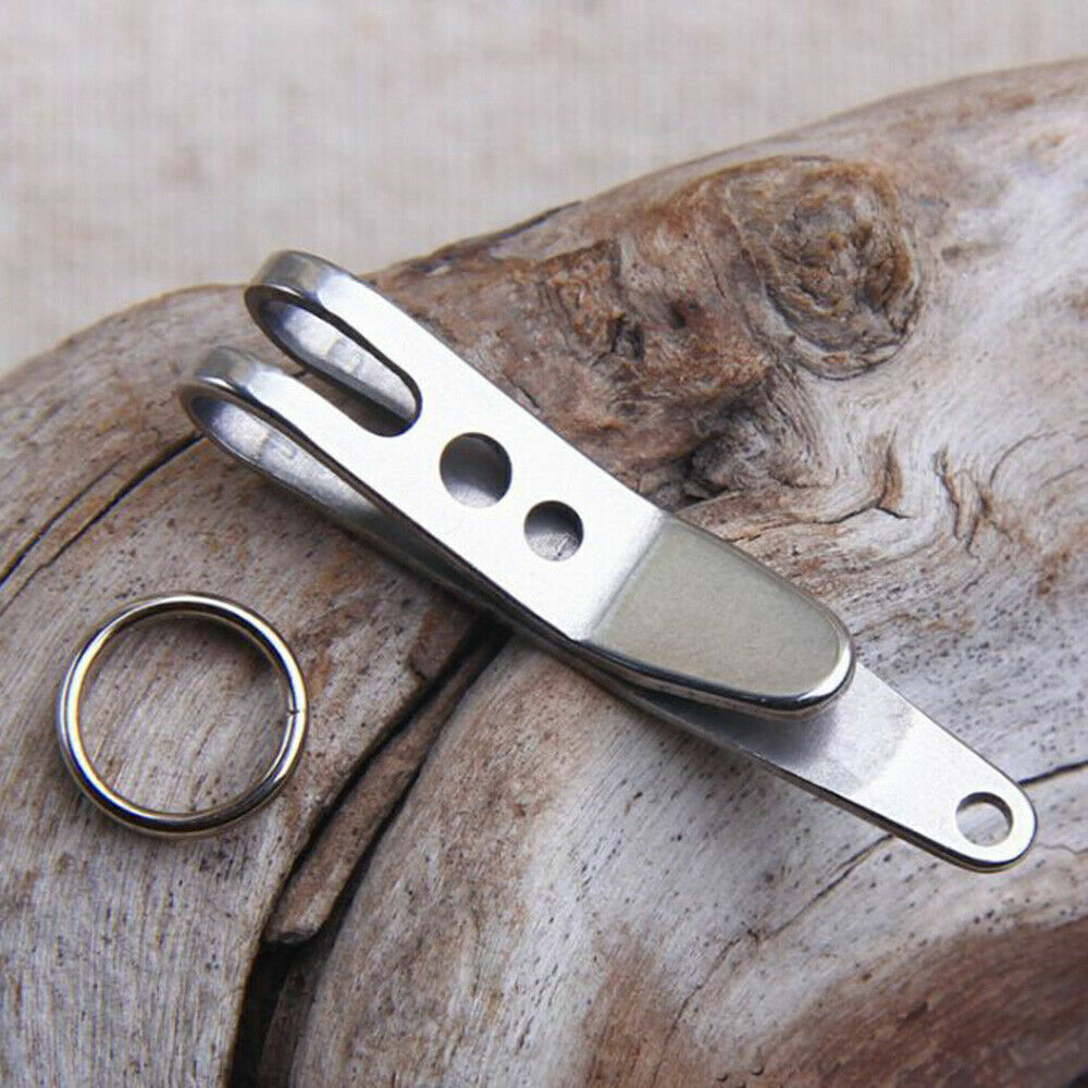 10PCS Mini Edc Gear Pocket Suspension Clip Hanger Tool Key Ring Keychain New